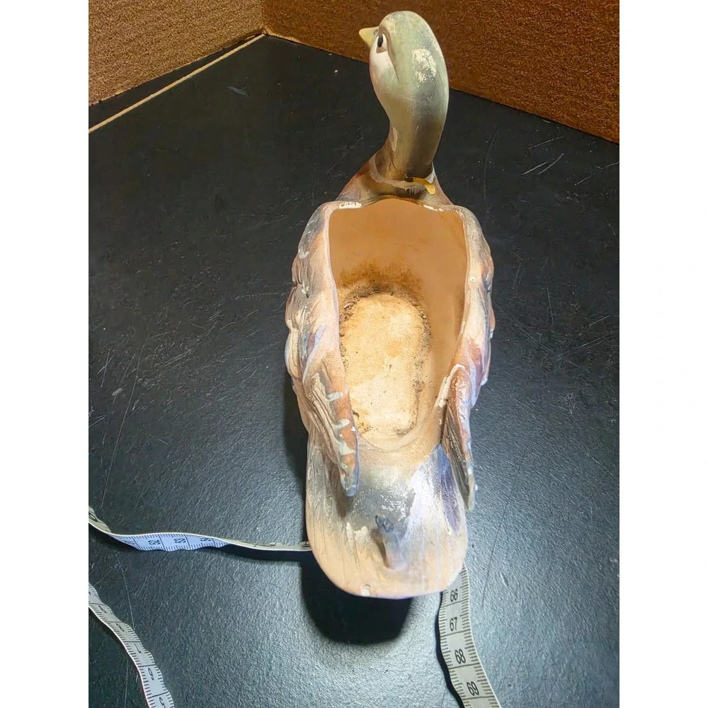 Vintage Napcoware Mallard Duck Ceramic Planter Figurine Japan *read details